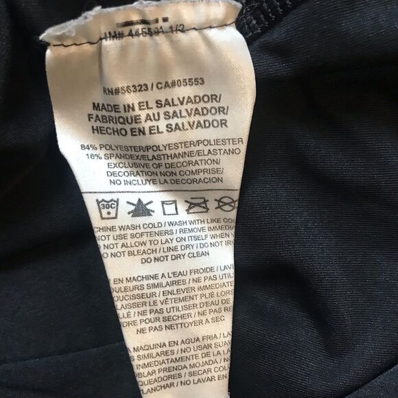 Nike Pro Dri-Fit Black V Neck Compression S/S Top Size Small Training Gym 589370 - Picture 5 of 8